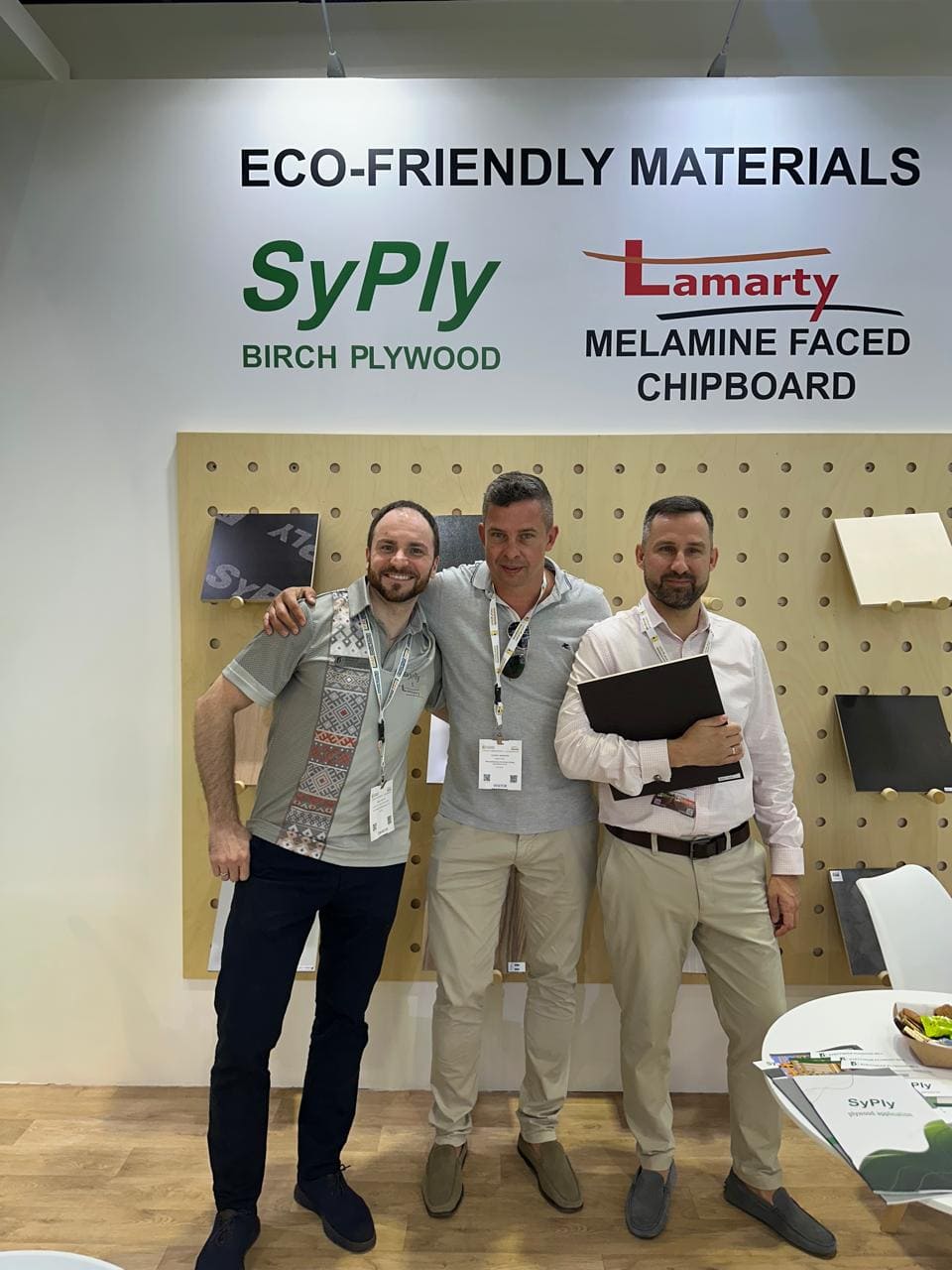SyPly и Lamarty на Dubai WoodShow 2025